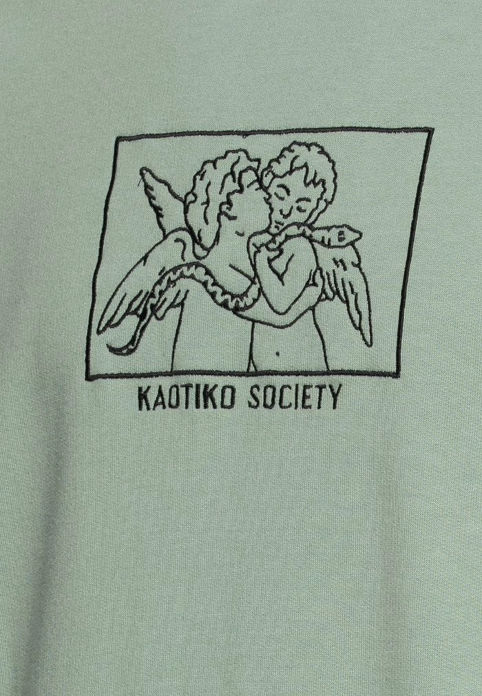 CREW ANGELS - Sweatshirt - fresh green Kaotiko CREW ANGELS - Sweatshirt - Fresh Green -Kaotiko Shop dceb311e9e2449778b8f14409428e6d4
