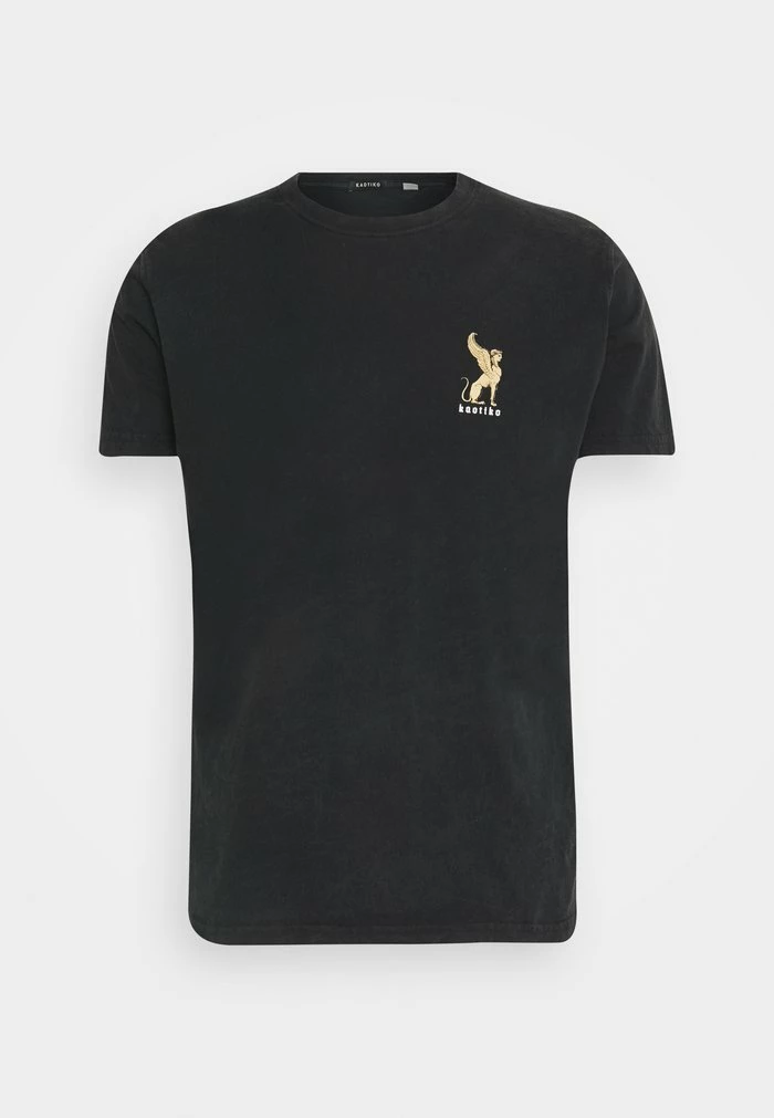 WASHED ETERNAL LION - Print T-shirt - black Kaotiko WASHED ETERNAL LION - Print T-shirt - Black -Kaotiko Shop dfbe48238926416f8ebe1f2658b66bb2