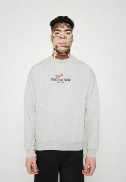 Kaotiko CREW FEELINGS - Sweatshirt - Grey