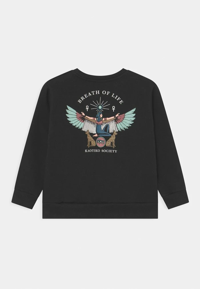 CREW ISIS UNISEX - Sweatshirt - black Kaotiko CREW ISIS UNISEX - Sweatshirt - Black -Kaotiko Shop e2edf2eb11de41bba2d23bb8cd87c8ec