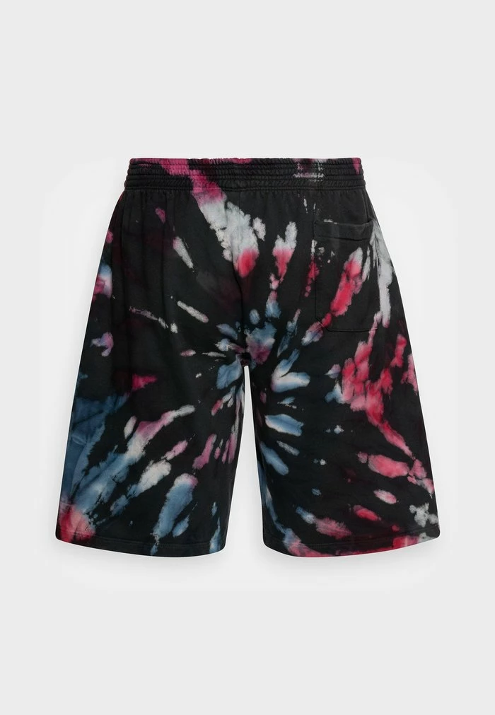 BERMUDA TIE DYE ESPIRAL UNISEX - Shorts - black/pink Kaotiko BERMUDA TIE DYE ESPIRAL UNISEX - Shorts - Black/pink -Kaotiko Shop e4c9df8b93864f2b806215e9ef0a526d