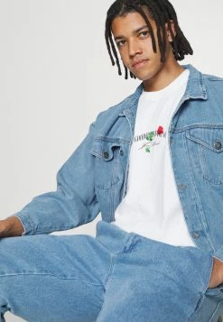 Kaotiko JACKET VINTAGE STAY TRUE UNISEX - Denim Jacket - Blue -Kaotiko Shop e4fb97ee93cf431cbf994034d29086e2