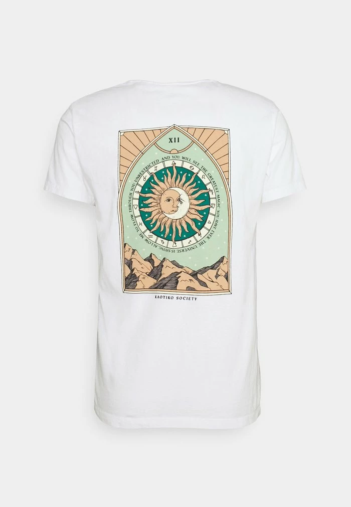 SUN WASHED - Print T-shirt - white Kaotiko SUN WASHED - Print T-shirt - White -Kaotiko Shop e69c7715f12c4795b6c5ae564c9c4ba3