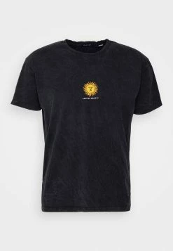 Kaotiko WASHED SOLAR SYSTEM UNISEX - Print T-shirt - Black -Kaotiko Shop e6d1a6850fb64bbbbb7f92774c36234e