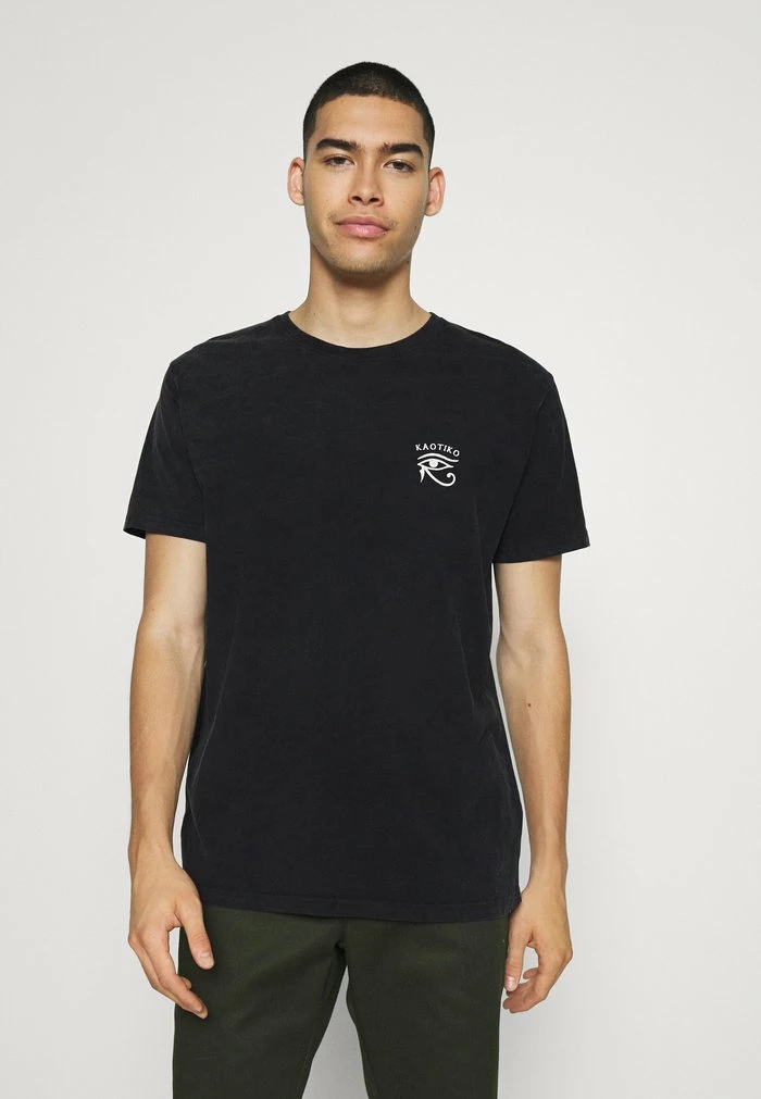 Kaotiko GARDENS - Print T-shirt - Black 1 Kaotiko GARDENS - Print T-shirt - Black