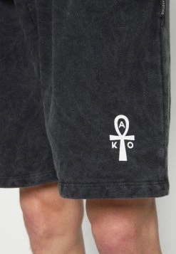 Kaotiko BERMUDA WASHED ETERNAL - Tracksuit Bottoms - Black 4 Kaotiko BERMUDA WASHED ETERNAL - Tracksuit Bottoms - Black -Kaotiko Shop e8c82277504a436ea4beaeb18cff5b52
