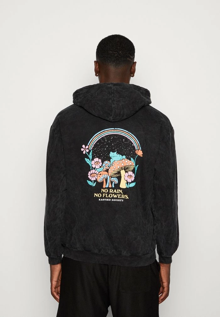 WASHED HAPPY FROG UNISEX - Sweatshirt - black Kaotiko WASHED HAPPY FROG UNISEX - Sweatshirt - Black -Kaotiko Shop e957c3c5cfb247a5822c4c135e49aee8