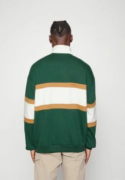 Kaotiko CREW BERWIN UNISEX - Sweatshirt - Green/avellana/ivory -Kaotiko Shop eb463222ed2c41a5a0b81aa1fe5ce166