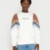 Kaotiko CREW SEATTLE UNISEX - Sweatshirt - Ivory/brown/prusia