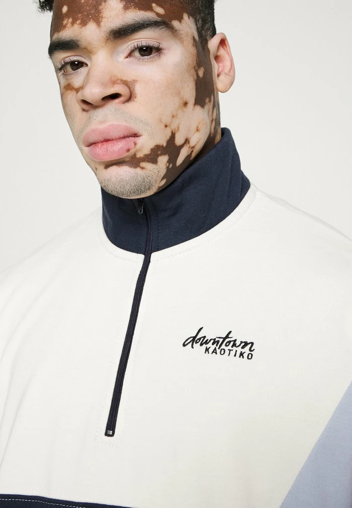 CREW COLIN - Sweatshirt - navy/baby blue Kaotiko CREW COLIN - Sweatshirt - Navy/baby Blue -Kaotiko Shop eeeaee39c1b4474db0964fcfbc9f5584