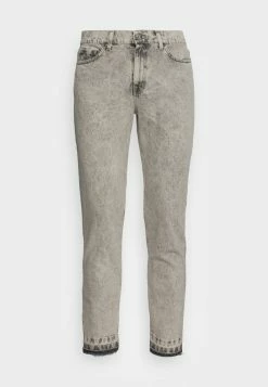 Kaotiko PANT CROPPED UNISEX - Straight Leg Jeans - Gris