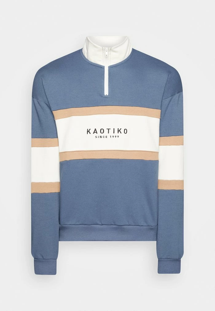 CREW BERWIN UNISEX - Sweatshirt - prusia/arena/ivory Kaotiko CREW BERWIN UNISEX - Sweatshirt - Prusia/arena/ivory -Kaotiko Shop f4165f9ee2644c78b29351f10b104cff