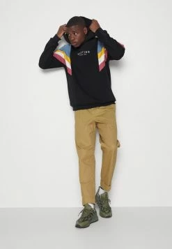 Kaotiko SUD CAP EWAN - Sweatshirt - Black/blue/mostaza/marfil/burgundy -Kaotiko Shop f48f92c20c7840c7bc4ffe976c94e066