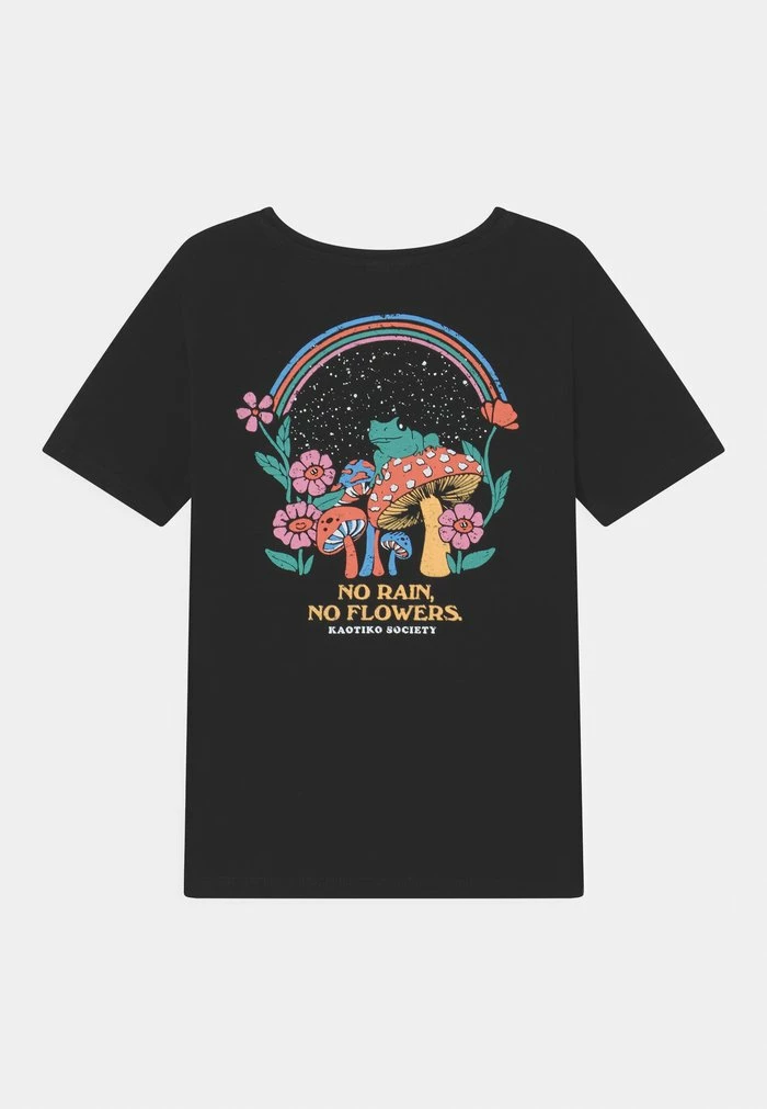 HAPPY FROG UNISEX - Print T-shirt - black Kaotiko HAPPY FROG UNISEX - Print T-shirt - Black -Kaotiko Shop f546aff12b8841069241f15b33d0296c