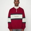 Kaotiko CREW BERWIN UNISEX - Sweatshirt - Burgundy/navy/ivory