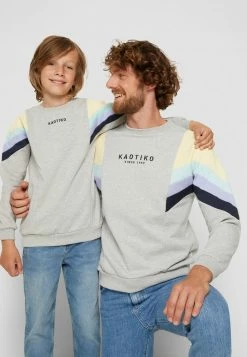 Kaotiko CREW SEATTLE - Sweatshirt - Grey/yellow/green/grape/navy 4 Kaotiko CREW SEATTLE - Sweatshirt - Grey/yellow/green/grape/navy -Kaotiko Shop fb709ea2840240fdbedf418c77afd555