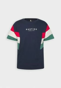 Kaotiko BRAYDEN UNISEX - Print T-shirt - Navy/red/ivory/heura 3 Kaotiko BRAYDEN UNISEX - Print T-shirt - Navy/red/ivory/heura -Kaotiko Shop ff0760787bf247caa134611346ce3de2